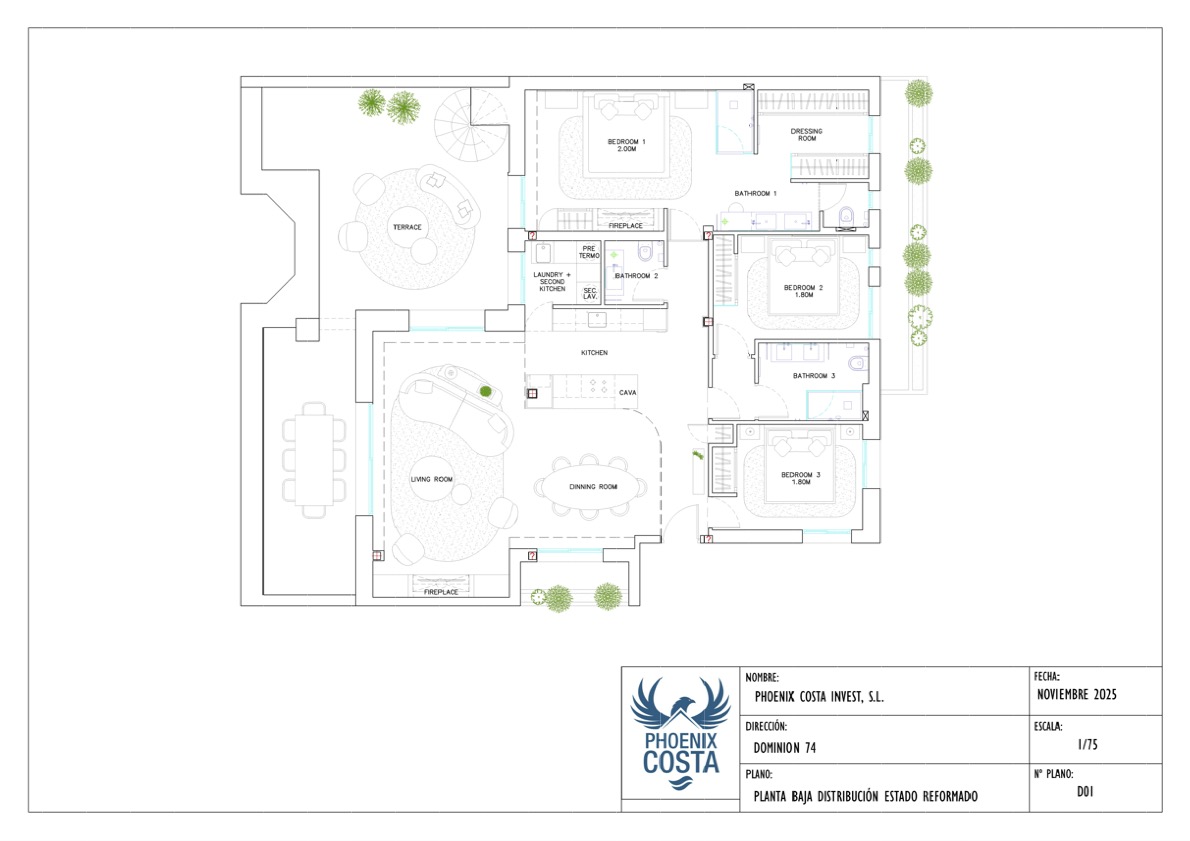 01.PLANO PLANTA BAJA DISTRIBUCION REFORMADO