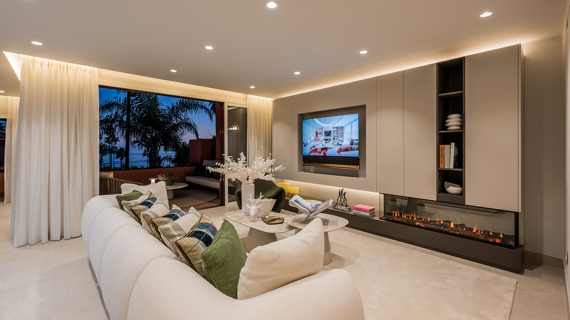 46 Living room evening - Cabo Bermejo 622