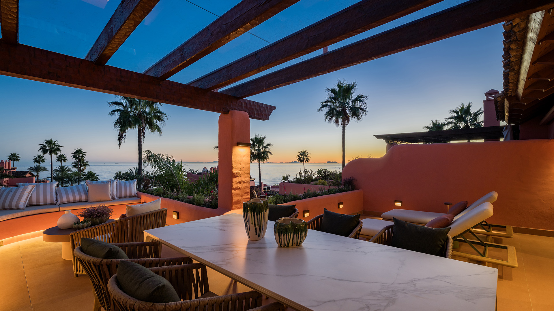 58 Terrace evening - Cabo Bermejo 622