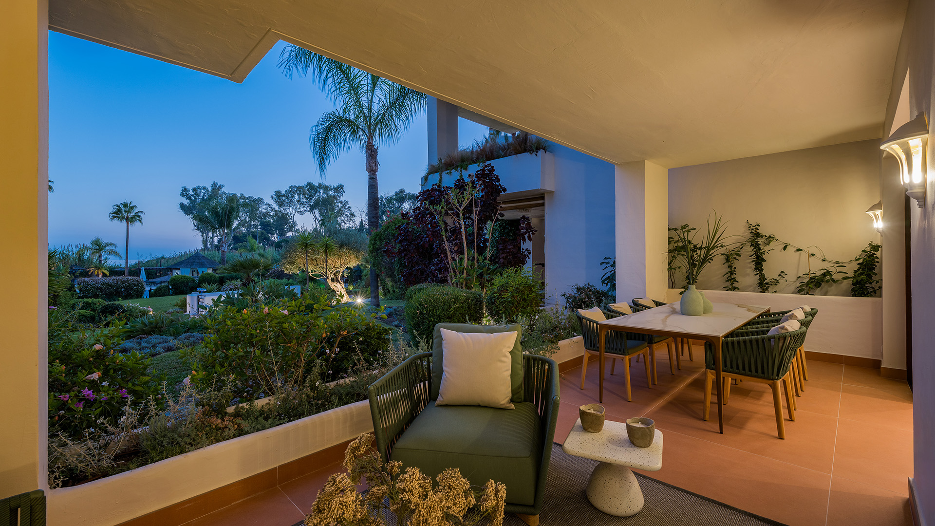 Bahia del Velerin 3-1 - 23 terrace evening